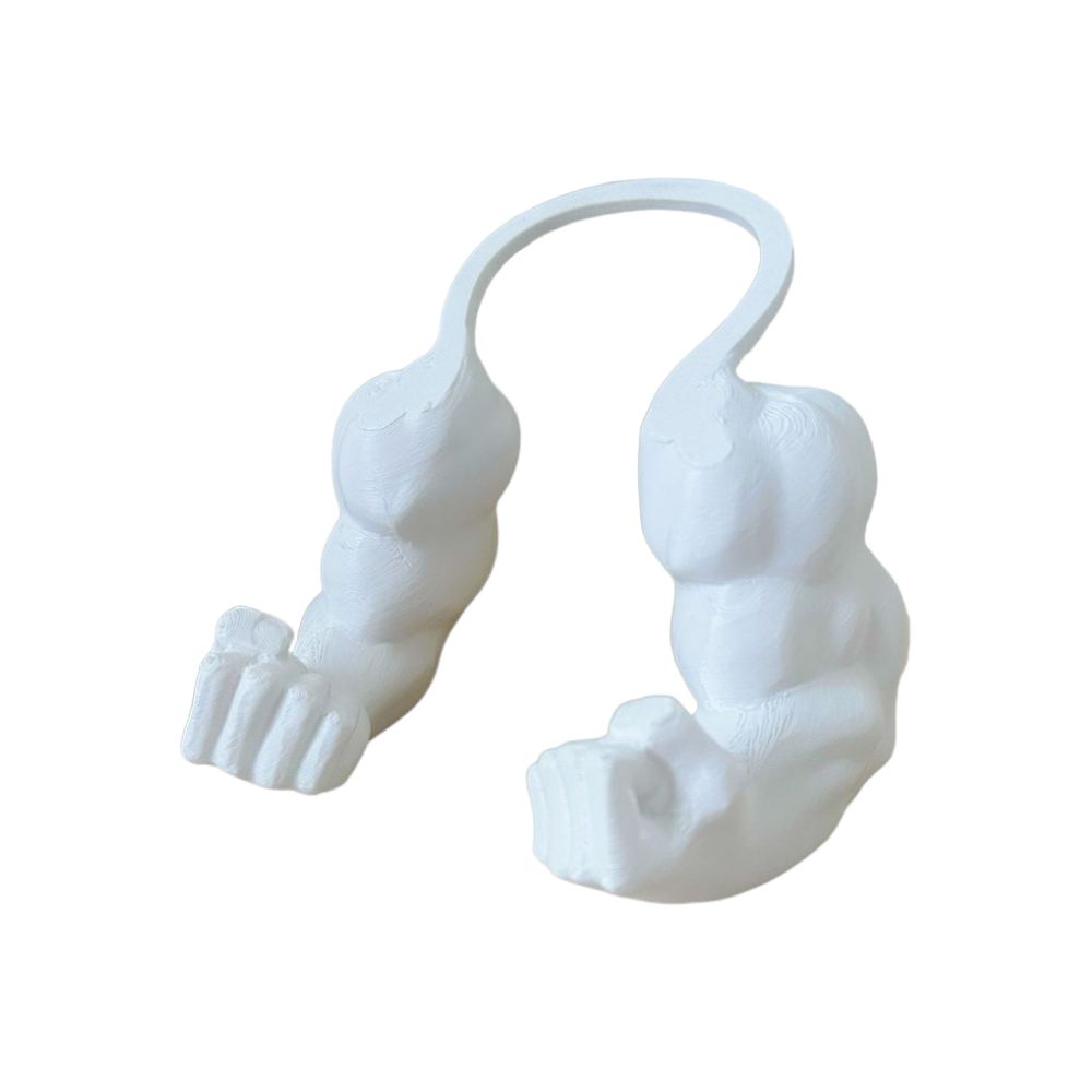 Bodybuilder-Kattearm-Kostyme -Hvit - Ozerty