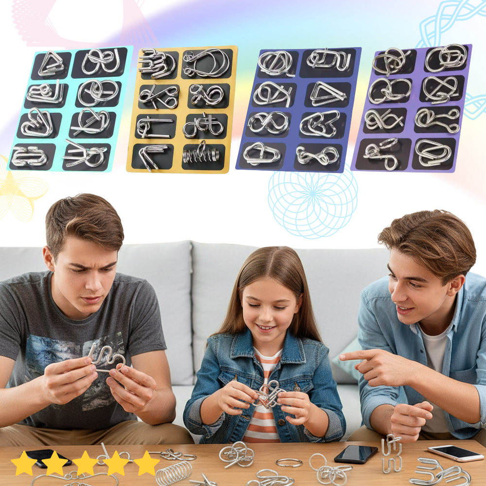 Hjernetrim-Låspuslespill - Ozerty