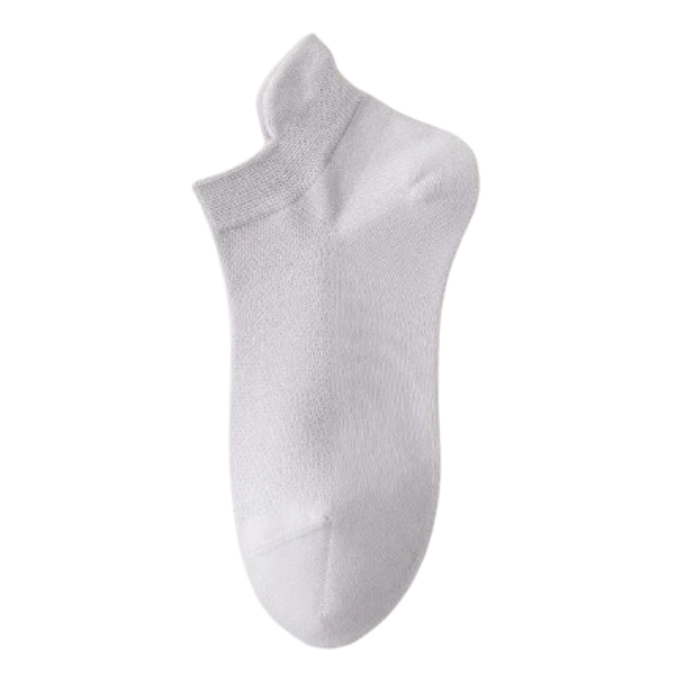 Pustende, myke ankelsokker i bomull
 -Lavendel/EU35-40/UK4-6/US5-7 - Ozerty