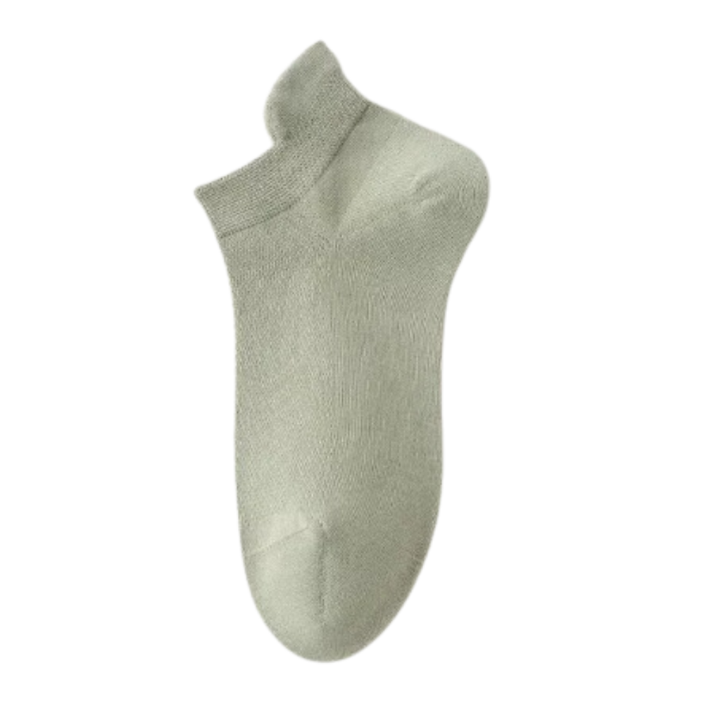 Pustende, myke ankelsokker i bomull
 -Lysegrønn/EU35-40/UK4-6/US5-7 - Ozerty