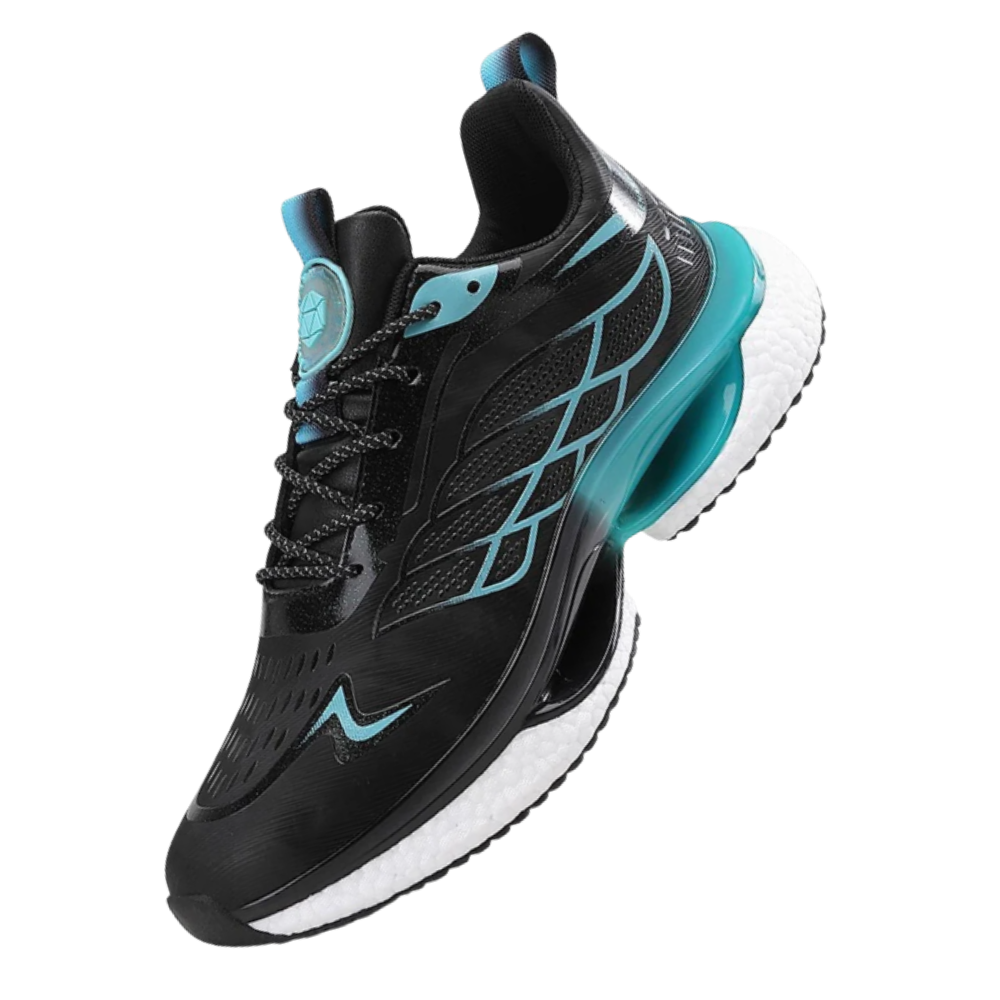 Pustende Løpesko Med Demping -Sort - Ozerty