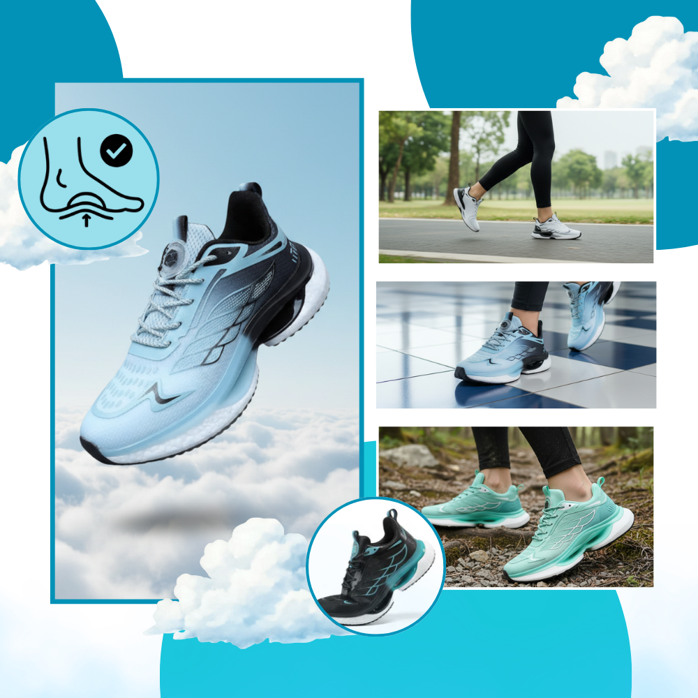 Pustende Løpesko Med Demping - Ozerty