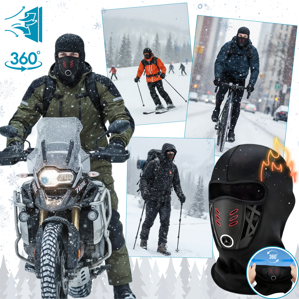 360° Pustende Fleece-Balaklava - Ozerty