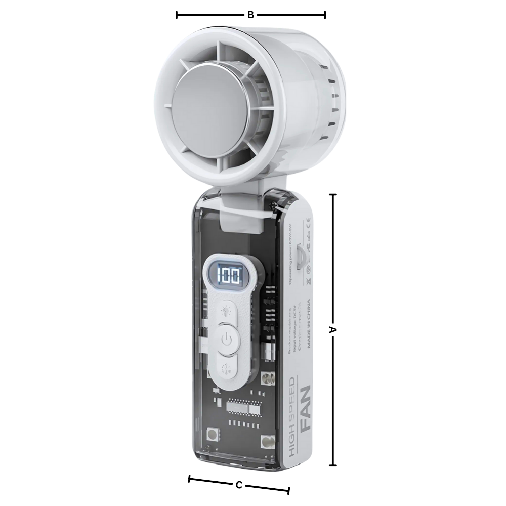 Breeze Mini Turbo-Vifte - Ozerty