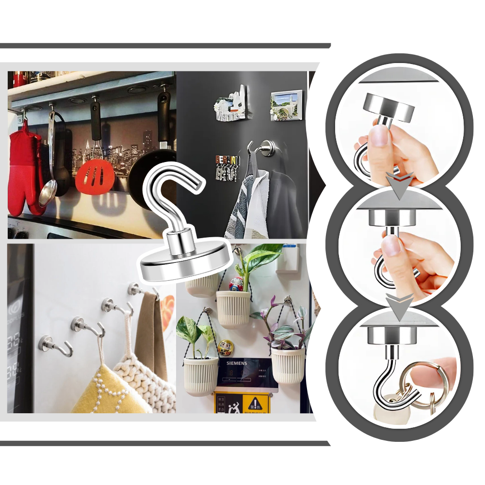 Magnetiske Holdekroker Til Kabinen - Ozerty