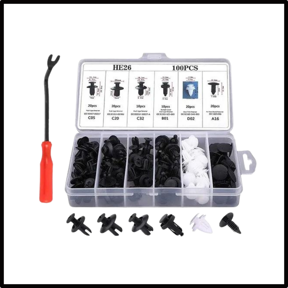 Sett med klips til bildørpanel
- Ozerty