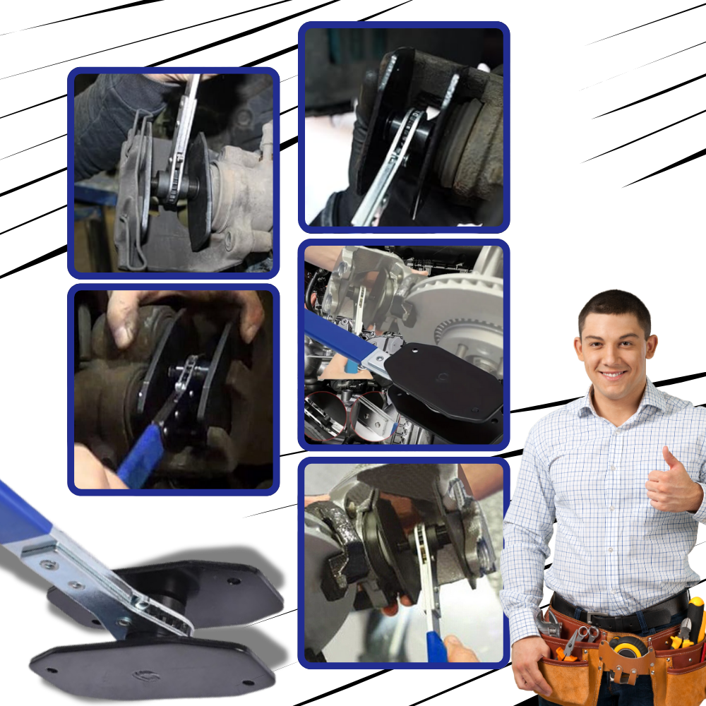 Bremsekalipperverktøy i karbonstål
- Ozerty