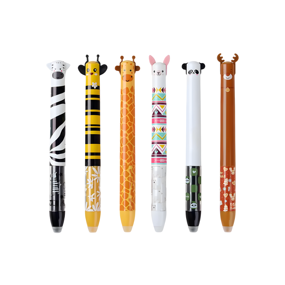 Festlige Tegnefigurpenner med Varme-Visking -Pastell - Ozerty