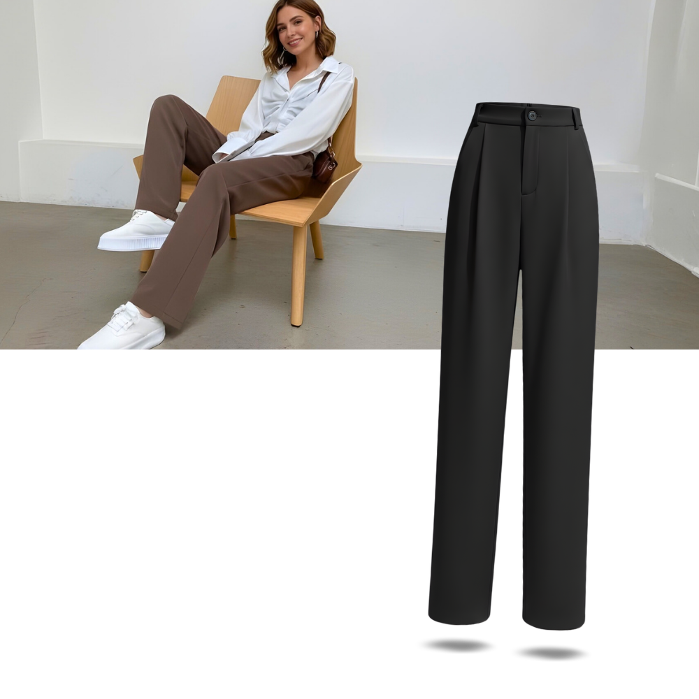 Elegante Bukser Med Vide Ben - Ozerty