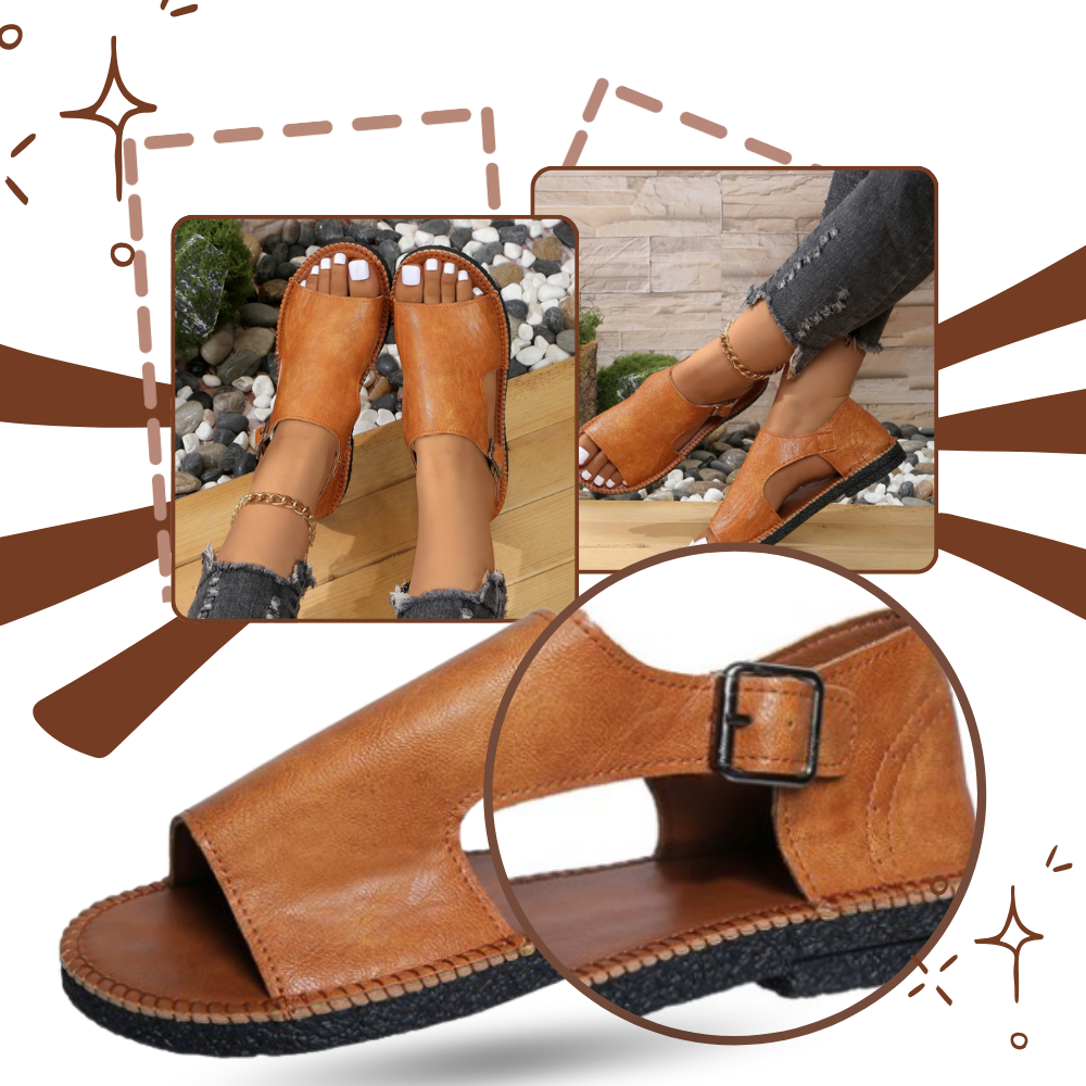 Elegante Ortopediske Vintage Sandaler - Ozerty