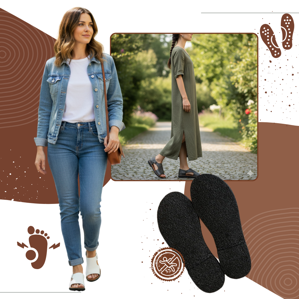 Elegante Ortopediske Vintage Sandaler - Ozerty