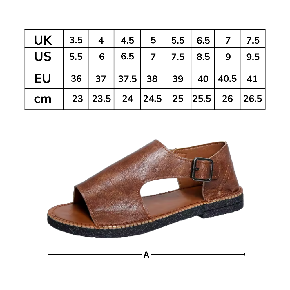 Elegante Ortopediske Vintage Sandaler - Ozerty