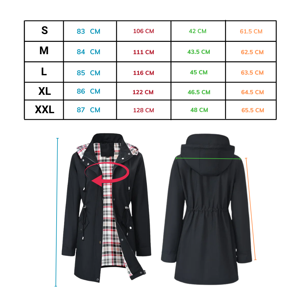 Elegant og Vanntett Trenchcoat - Ozerty