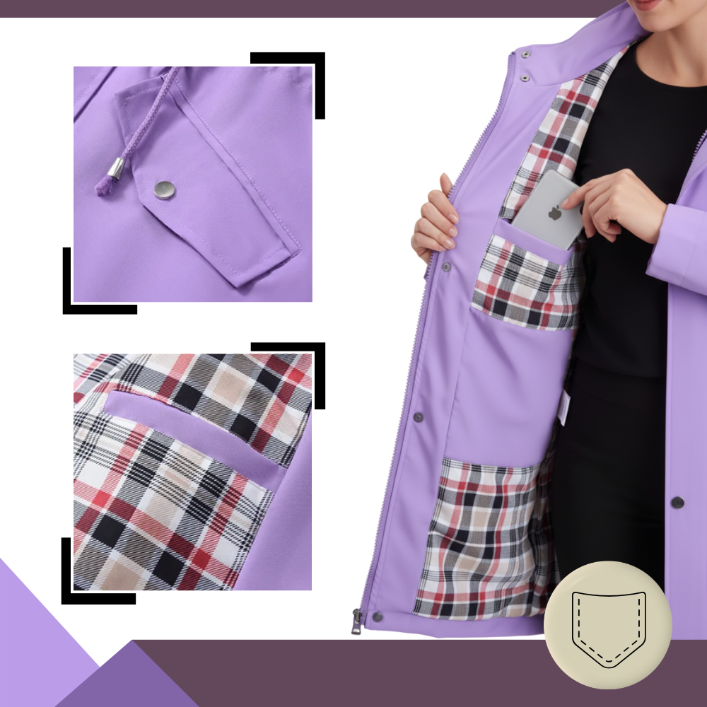 Elegant og Vanntett Trenchcoat - Ozerty