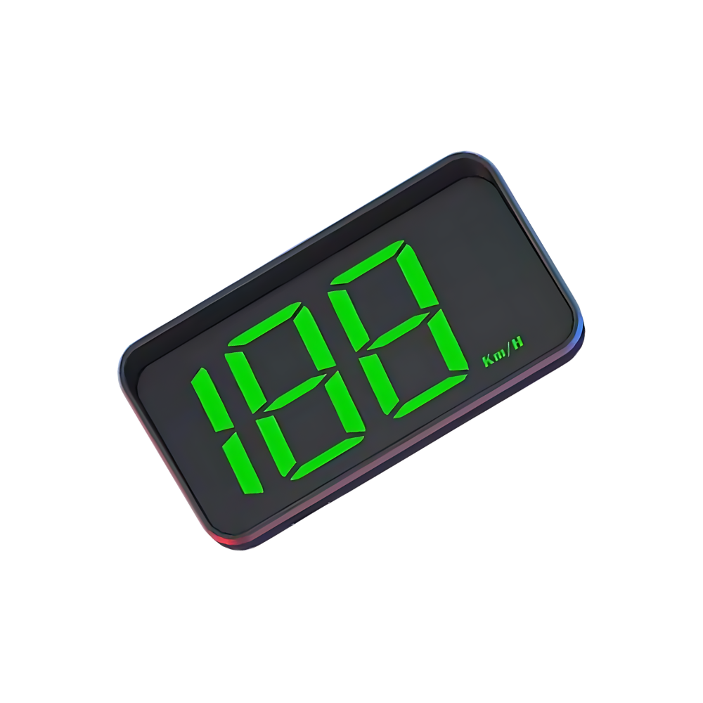Klar og Intuitiv Speedometer-Projektor Til Frontruten -Grønt Lys - Ozerty
