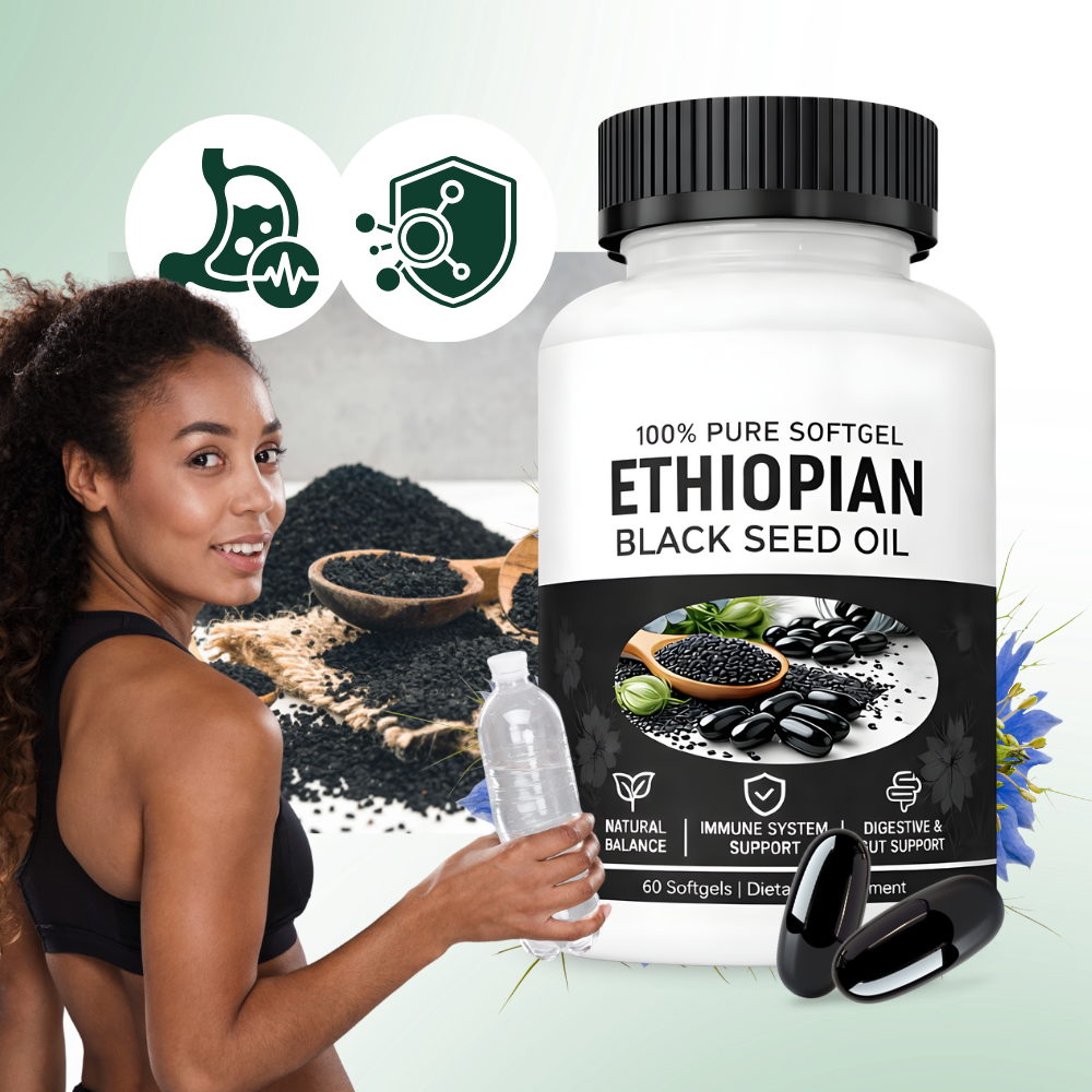 Kaldpresset Svartfrøoljekapsel - Ozerty