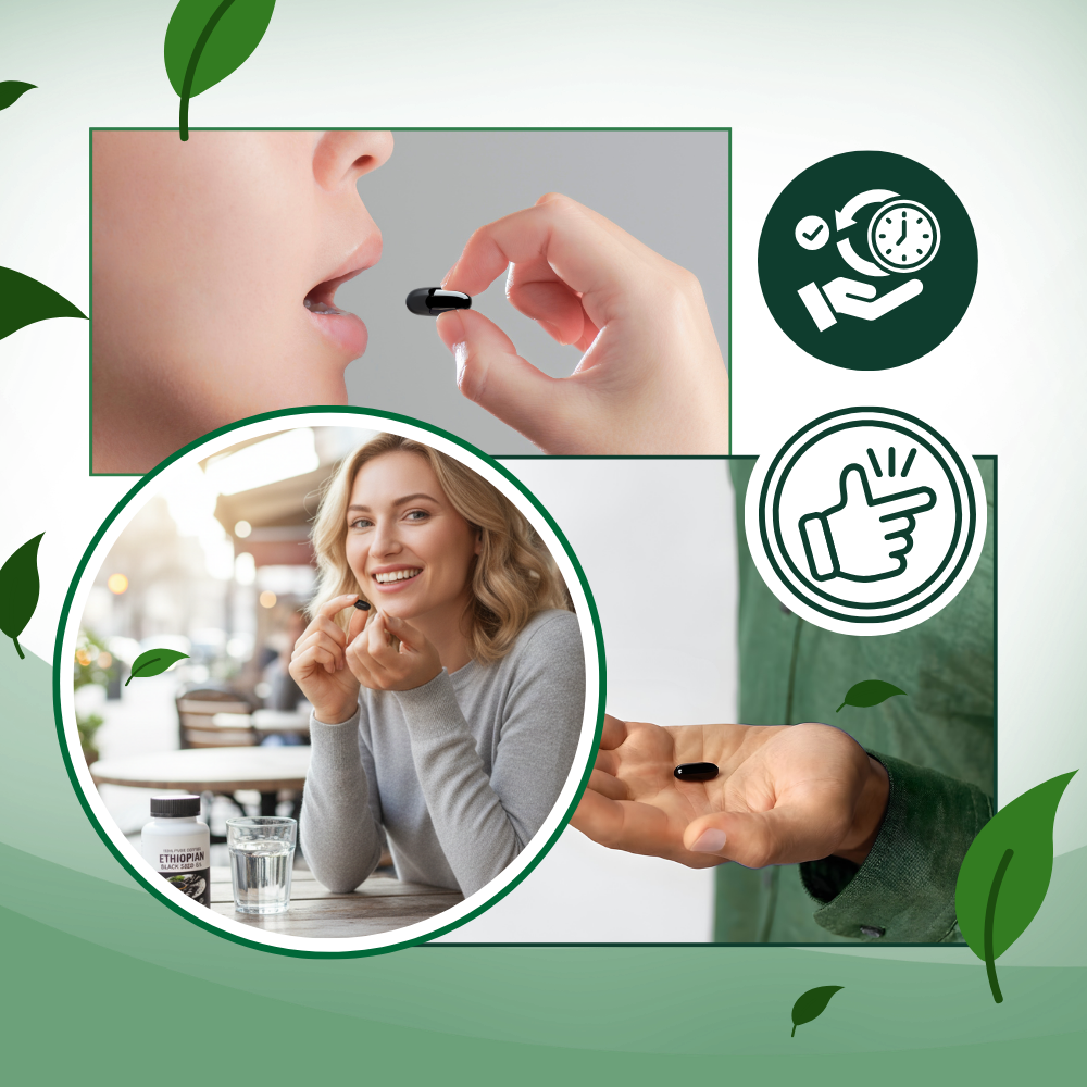 Kaldpresset Svartfrøoljekapsel - Ozerty