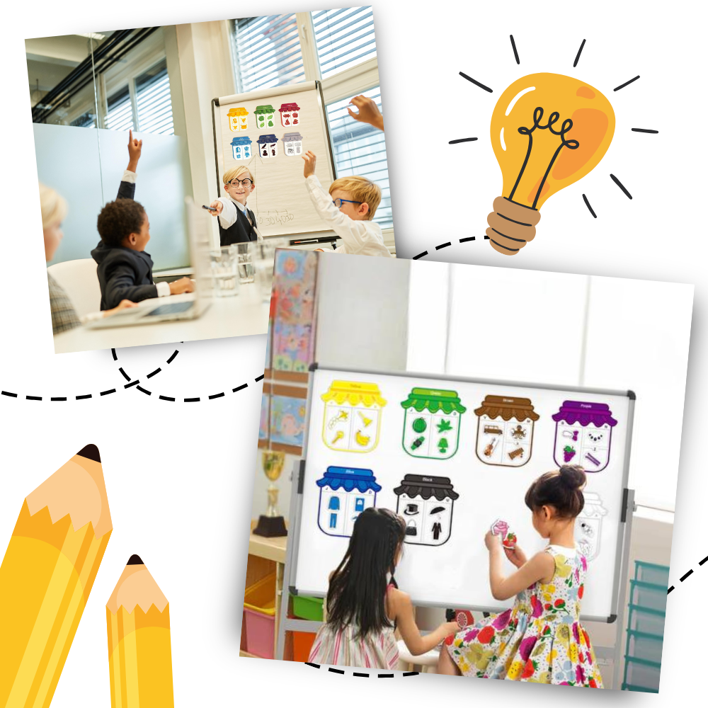 Fargerike pedagogiske magneter
- Ozerty