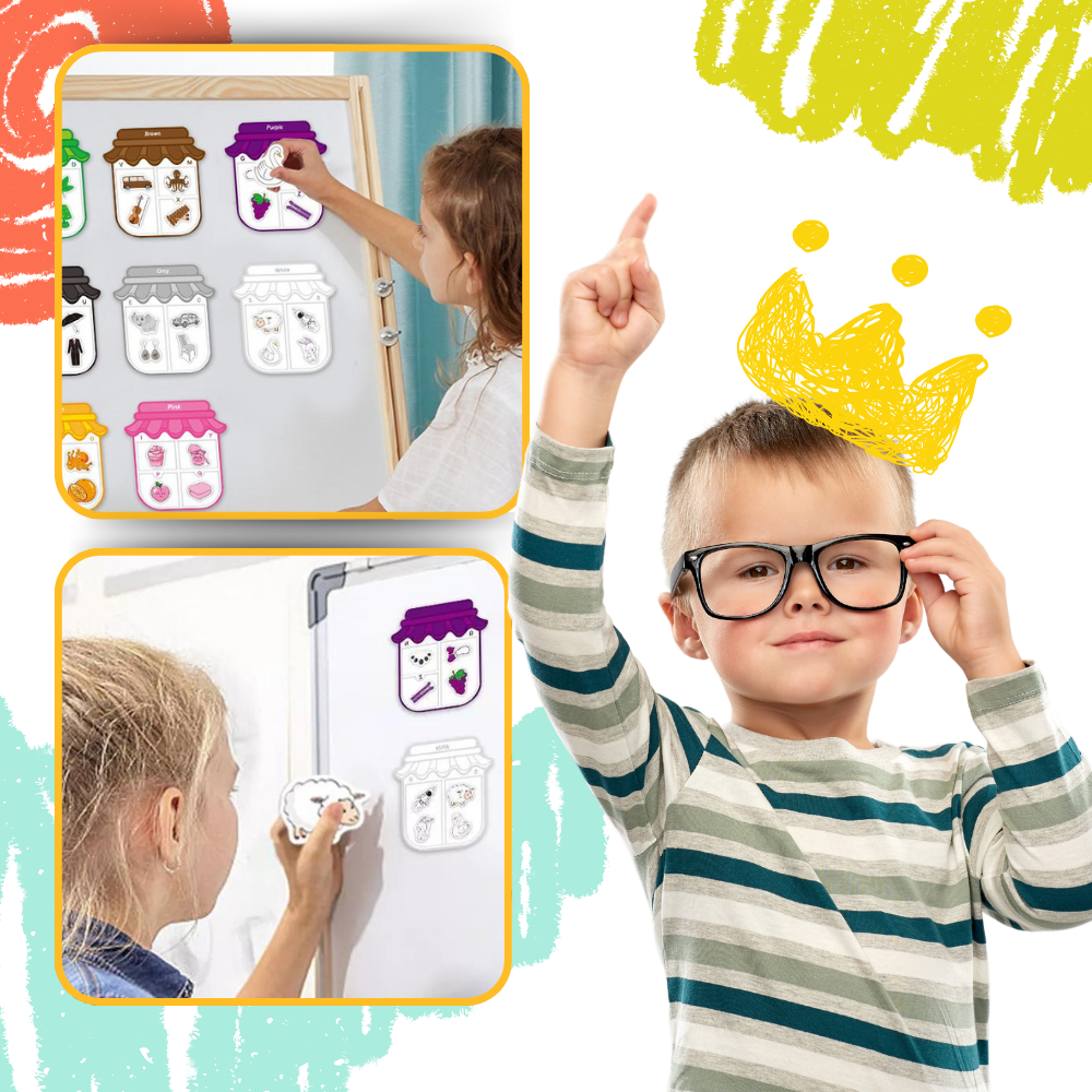 Fargerike pedagogiske magneter
- Ozerty