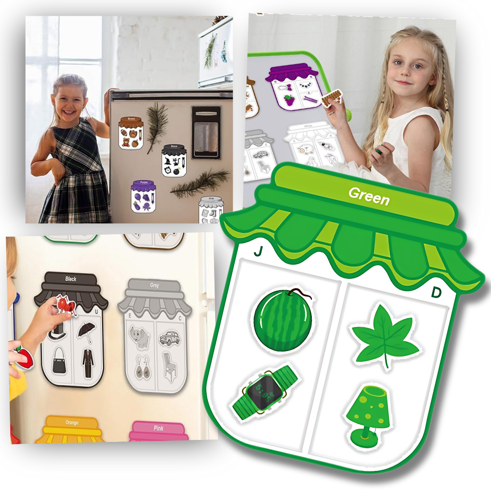 Fargerike pedagogiske magneter
- Ozerty