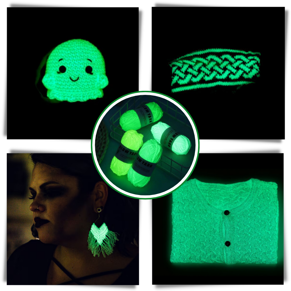 Fargerikt, mykt, glødende garn
- Ozerty