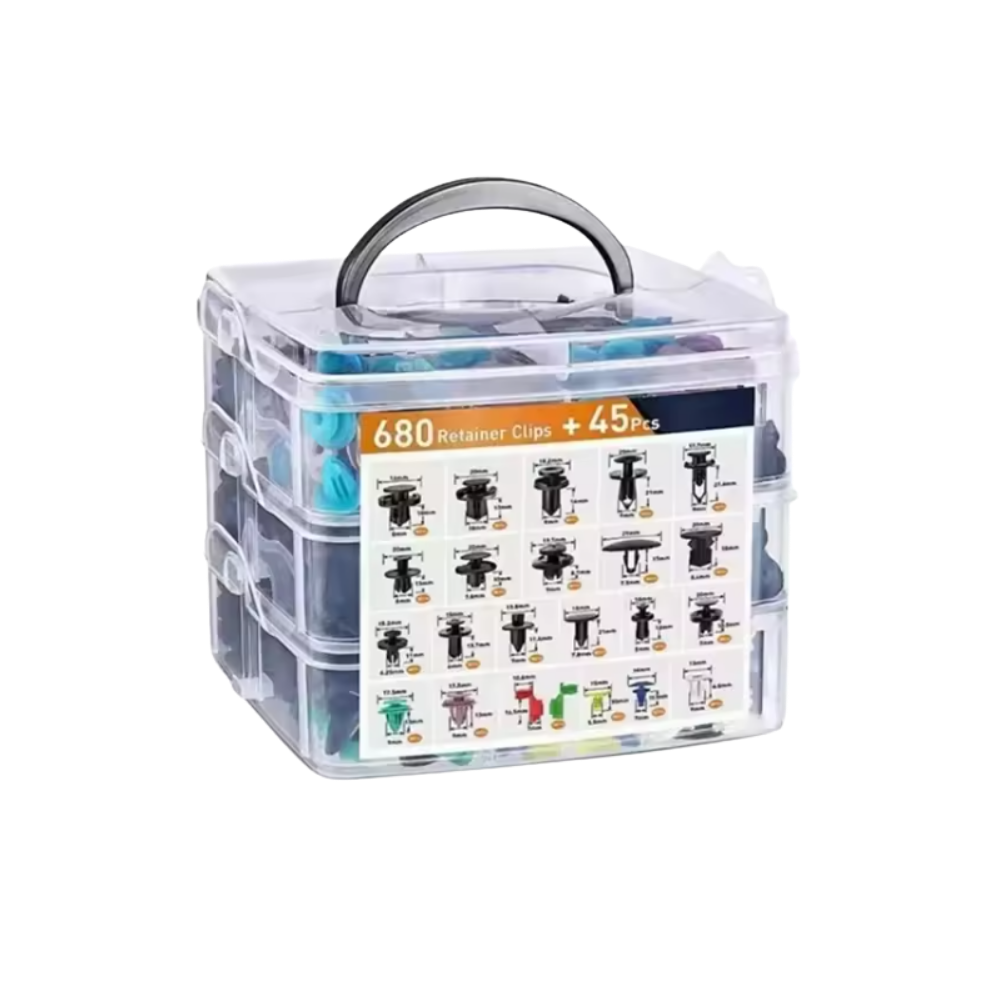 Omfattende Bilnagelsett -600 stk. med verktøy - Ozerty