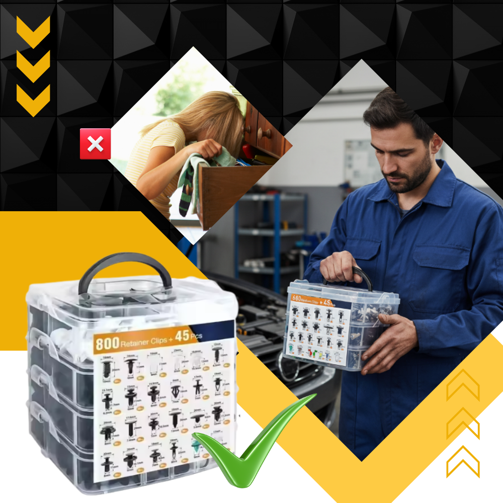 Omfattende Bilnagelsett - Ozerty