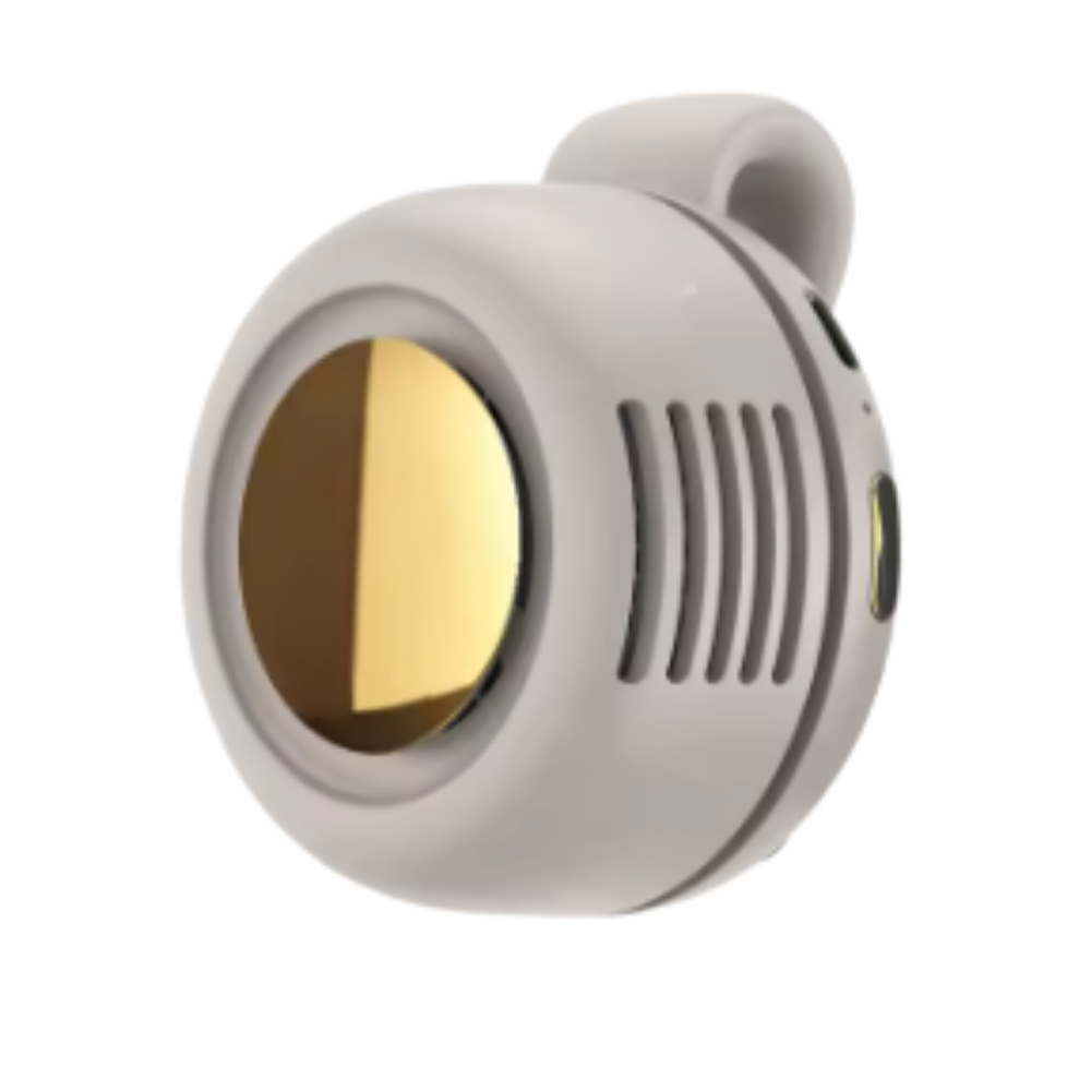 Praktisk og Diskret 360° Vifte Med Klips -Beige - Ozerty