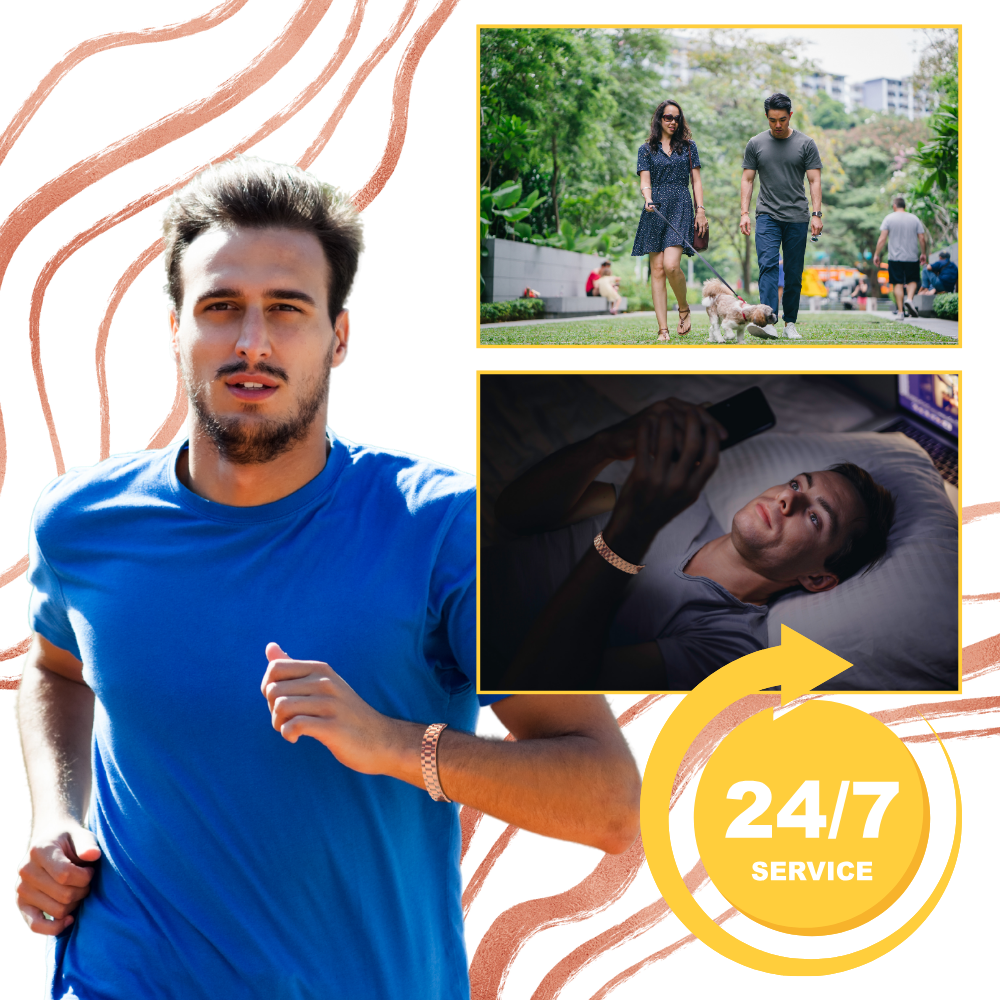 Magnetisk Terapiarmbånd i Kobber
- Ozerty