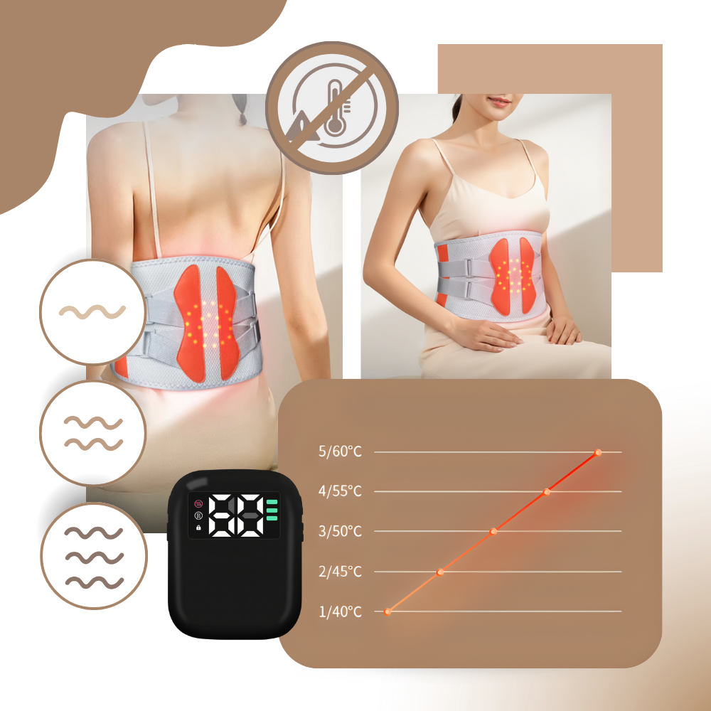 Varmemasserende Korsett mot Isjias - Ozerty