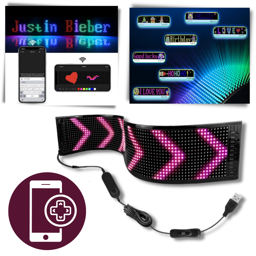 Tilpassbart og fleksibelt LED-panel
- Ozerty