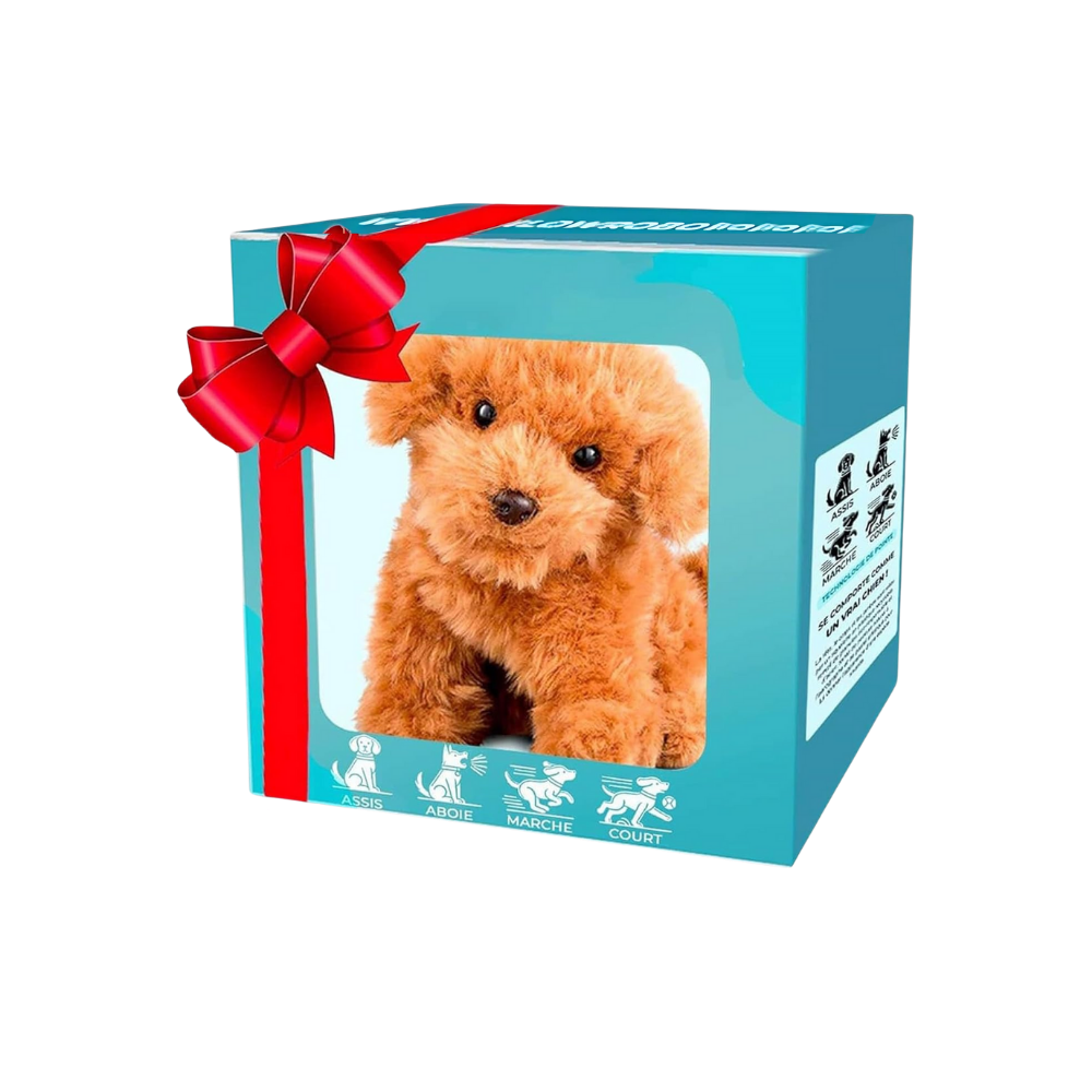 Søt Robotvalp og -Katt -Hund Puddel - Ozerty