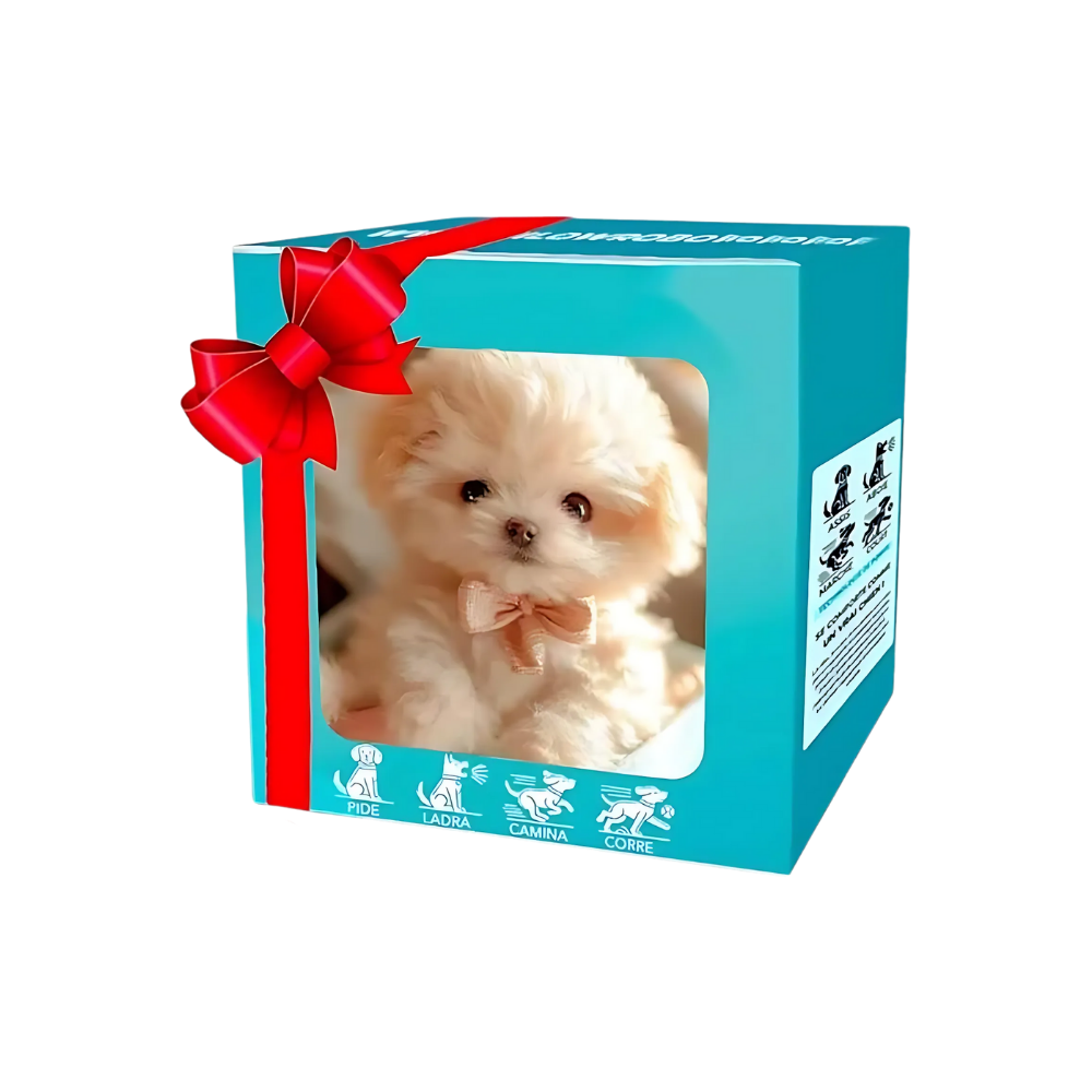 Søt Robotvalp og -Katt -Hund Fluffy - Ozerty