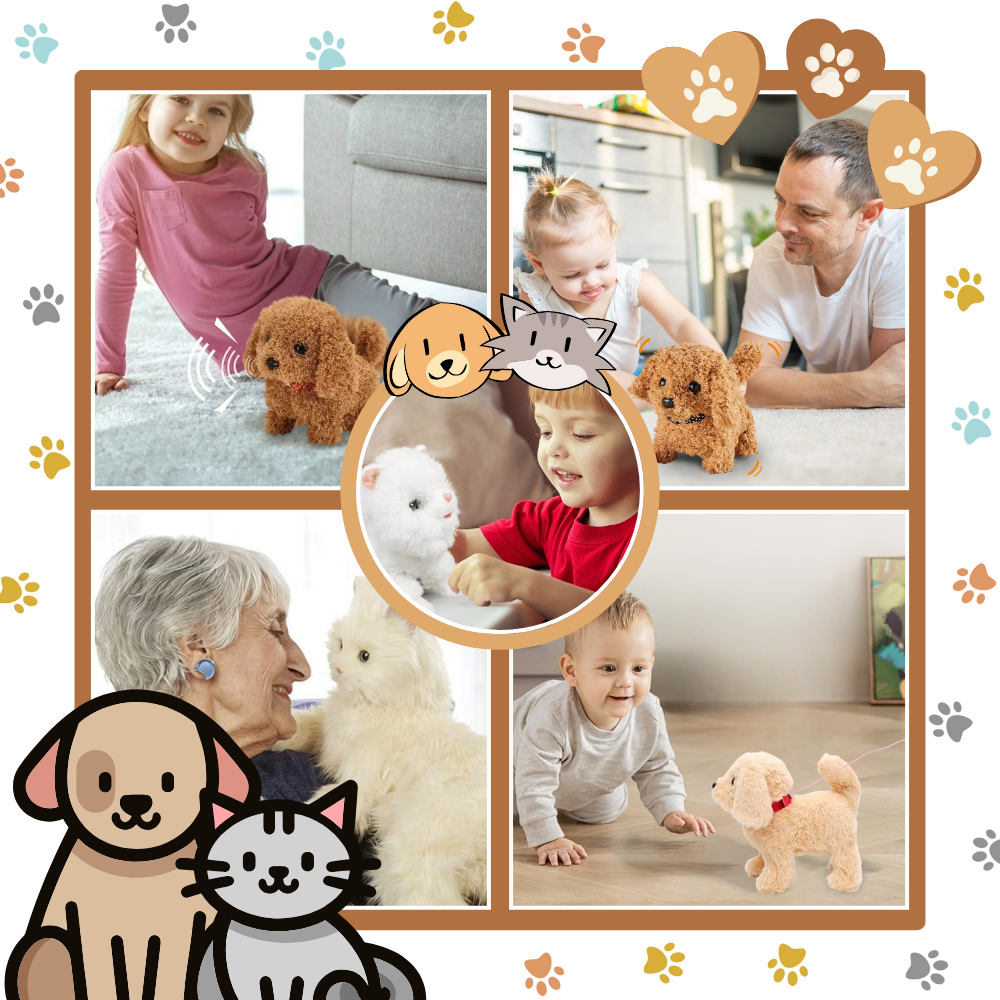 Søt Robotvalp og -Katt - Ozerty