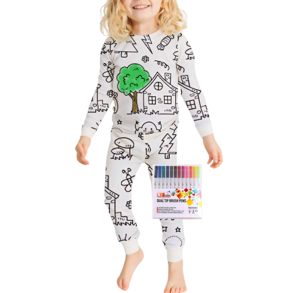 Doodle Dream-Pyjamas -Mitt Hus - Ozerty