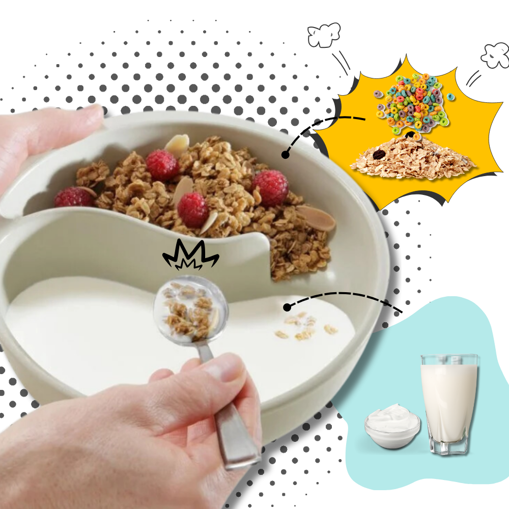 Frokostblandingsbolle Med Tørr-Våt-Separasjon - Ozerty