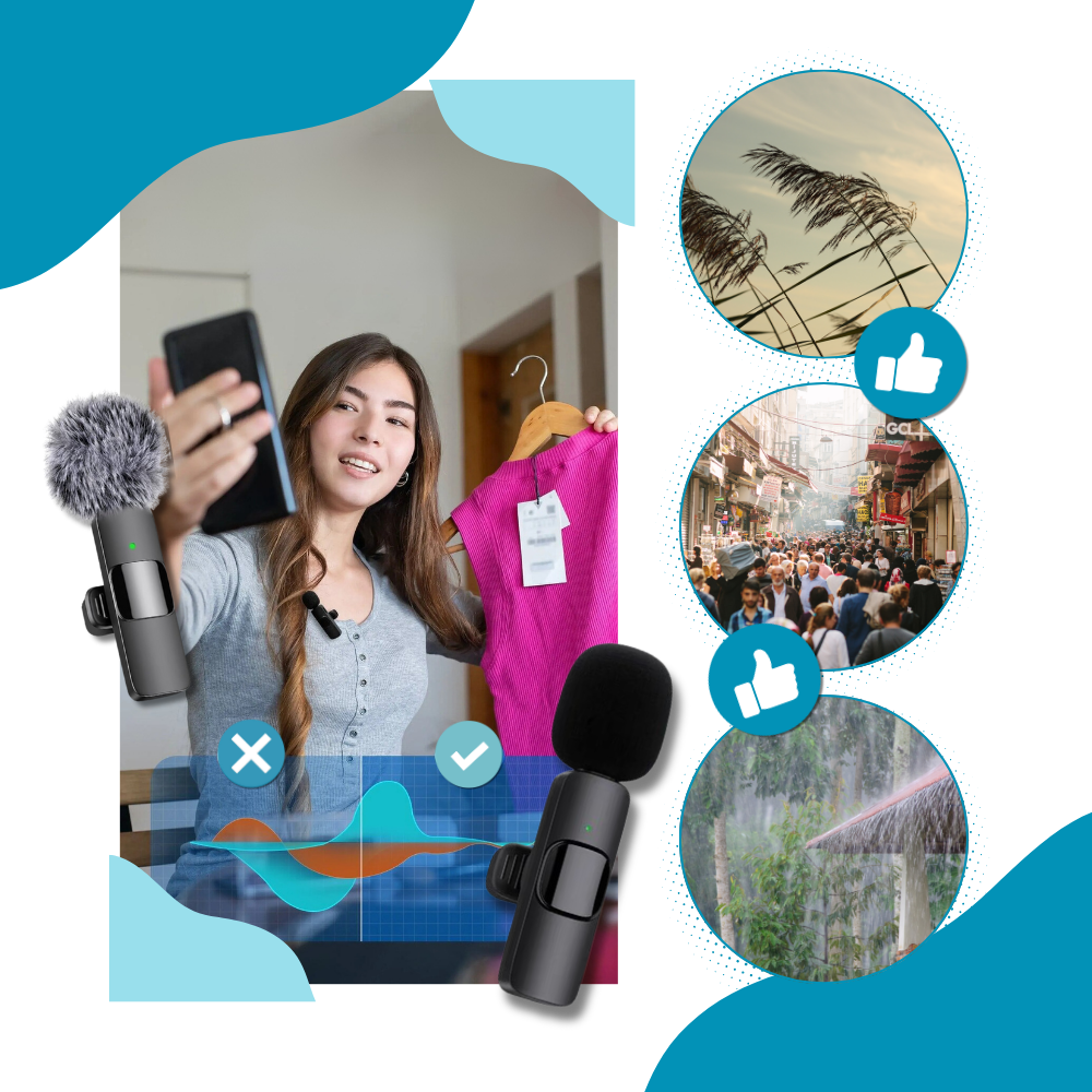 Mikrofon Med Dobbel Støydemping - Ozerty