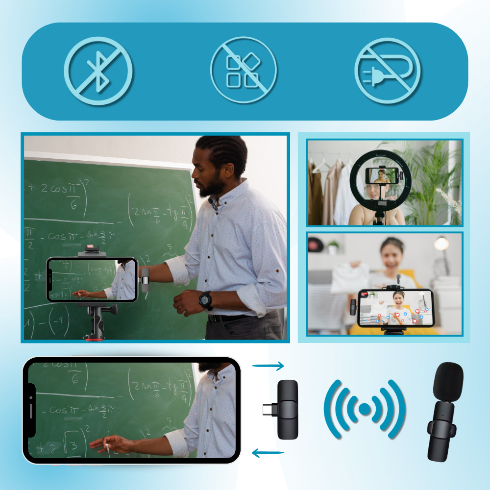 Mikrofon Med Dobbel Støydemping - Ozerty