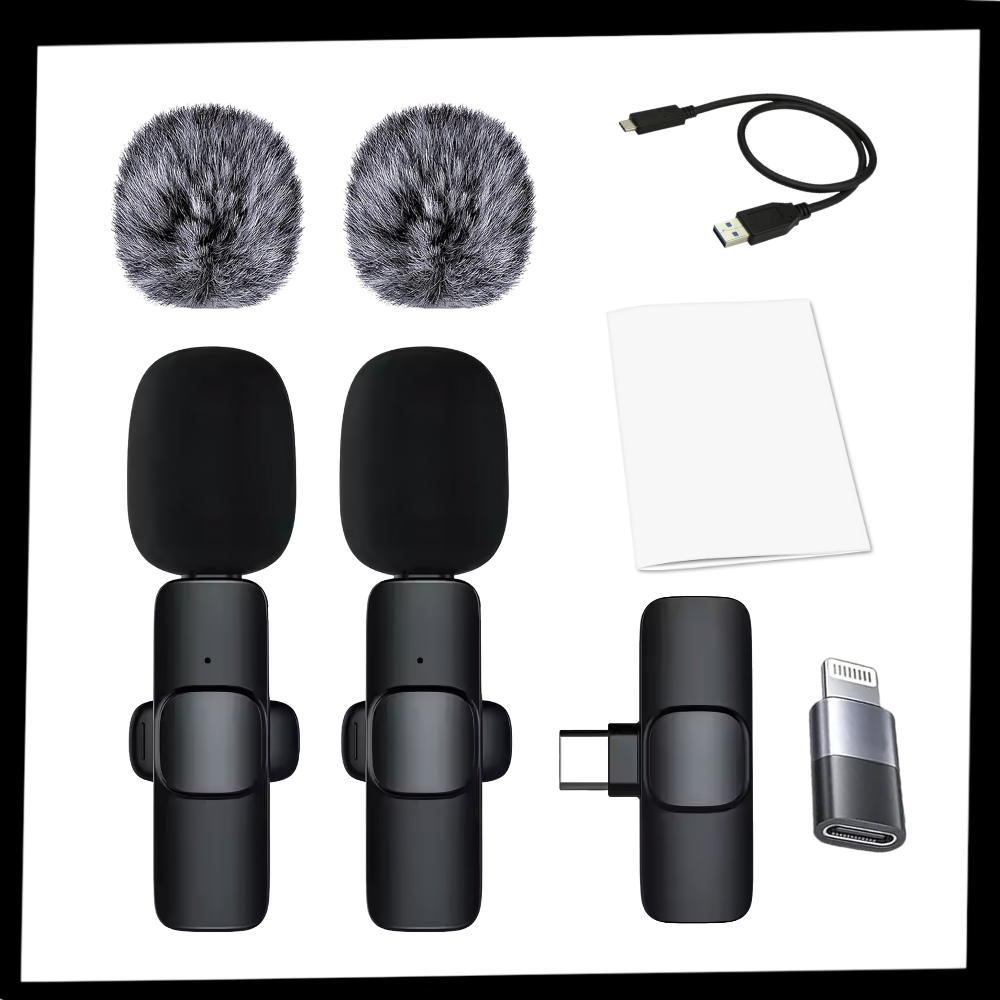 Mikrofon Med Dobbel Støydemping - Ozerty