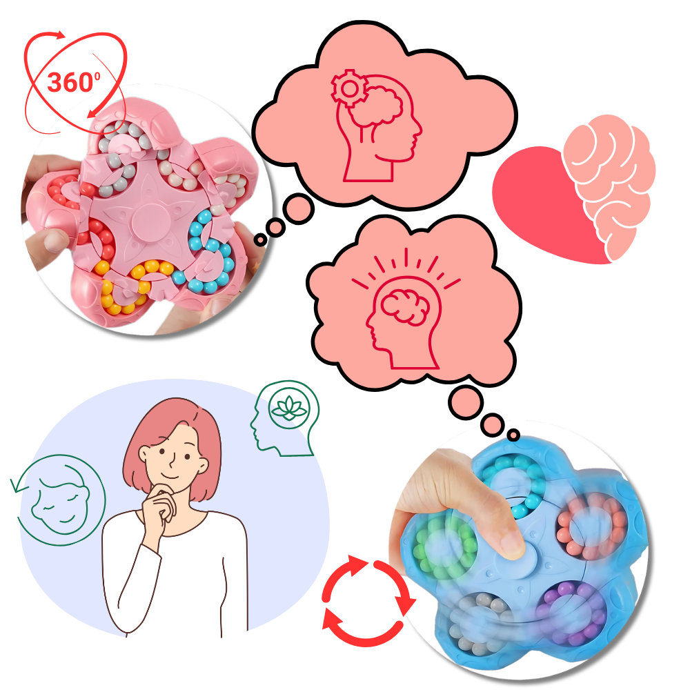 Magisk Kulepuslespill-Leke med Dobbel Funksjon - Ozerty