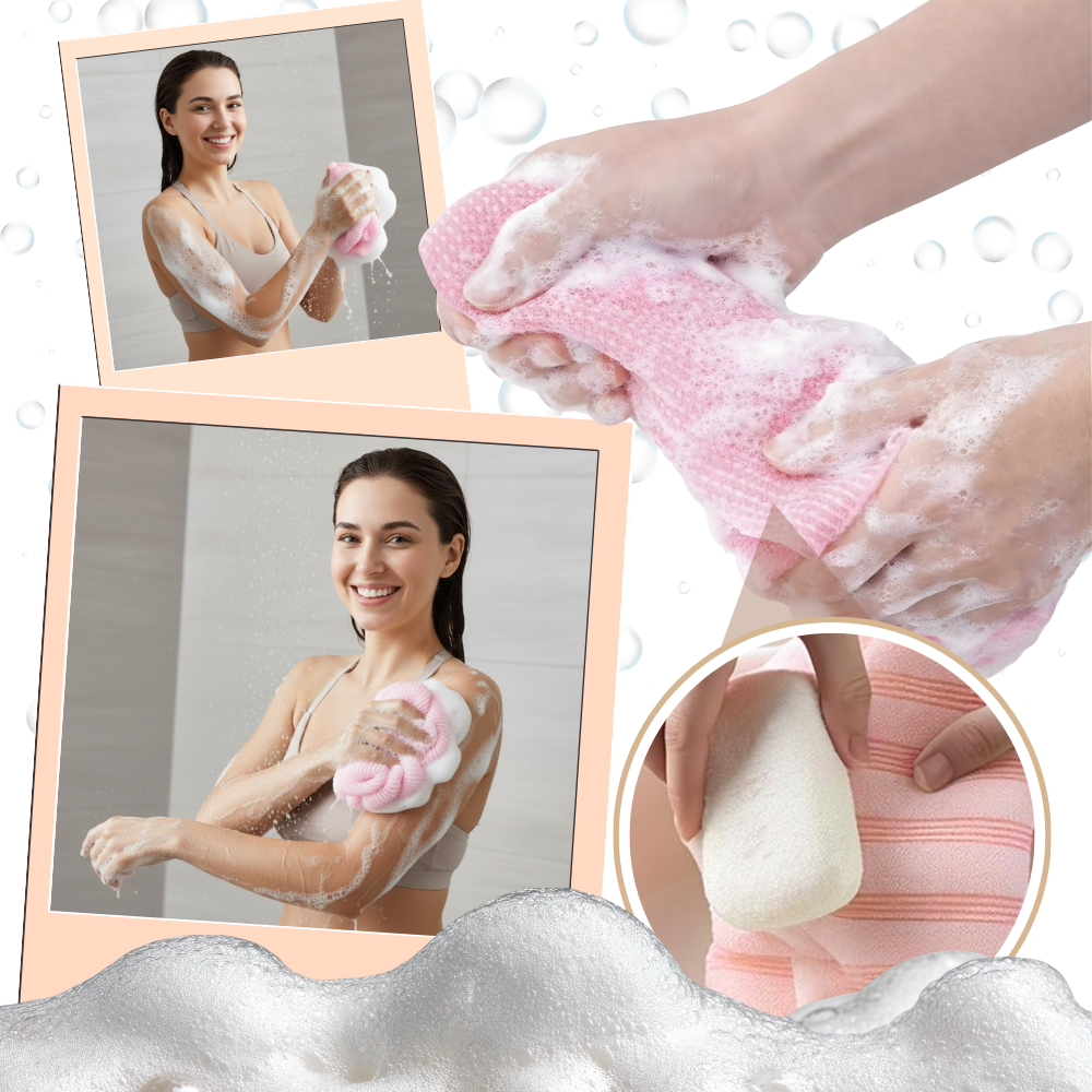 Eksfolierende Vaskeklut Med Dobbel Tekstur - Ozerty