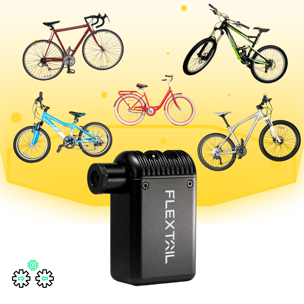 Sykkeldekkpumpe Med Doble Ventiler - Ozerty