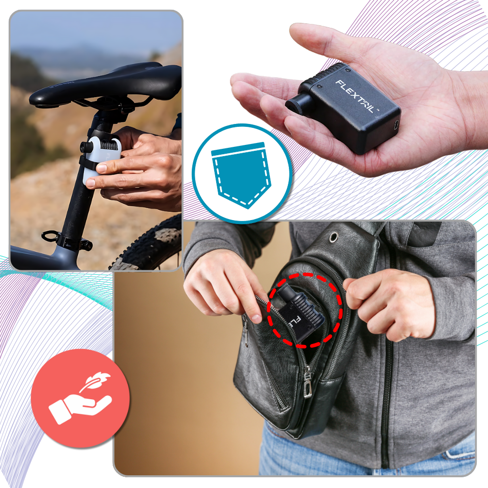 Sykkeldekkpumpe Med Doble Ventiler - Ozerty