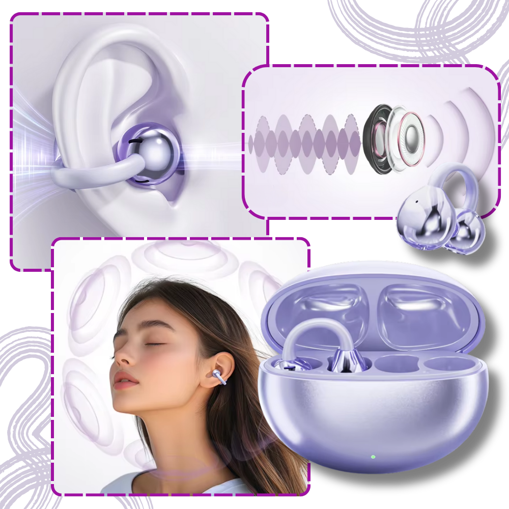 DualSync Klips-Hodetelefoner - Ozerty