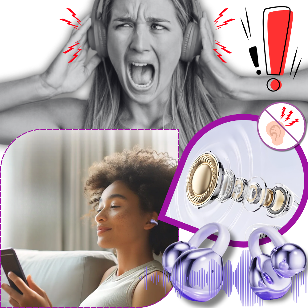 DualSync Klips-Hodetelefoner - Ozerty