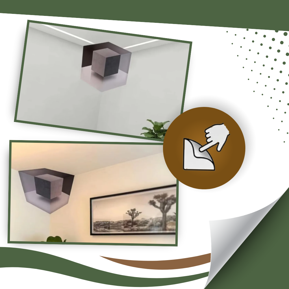 3D-illusjonstapet Med Enkelt Feste - Ozerty