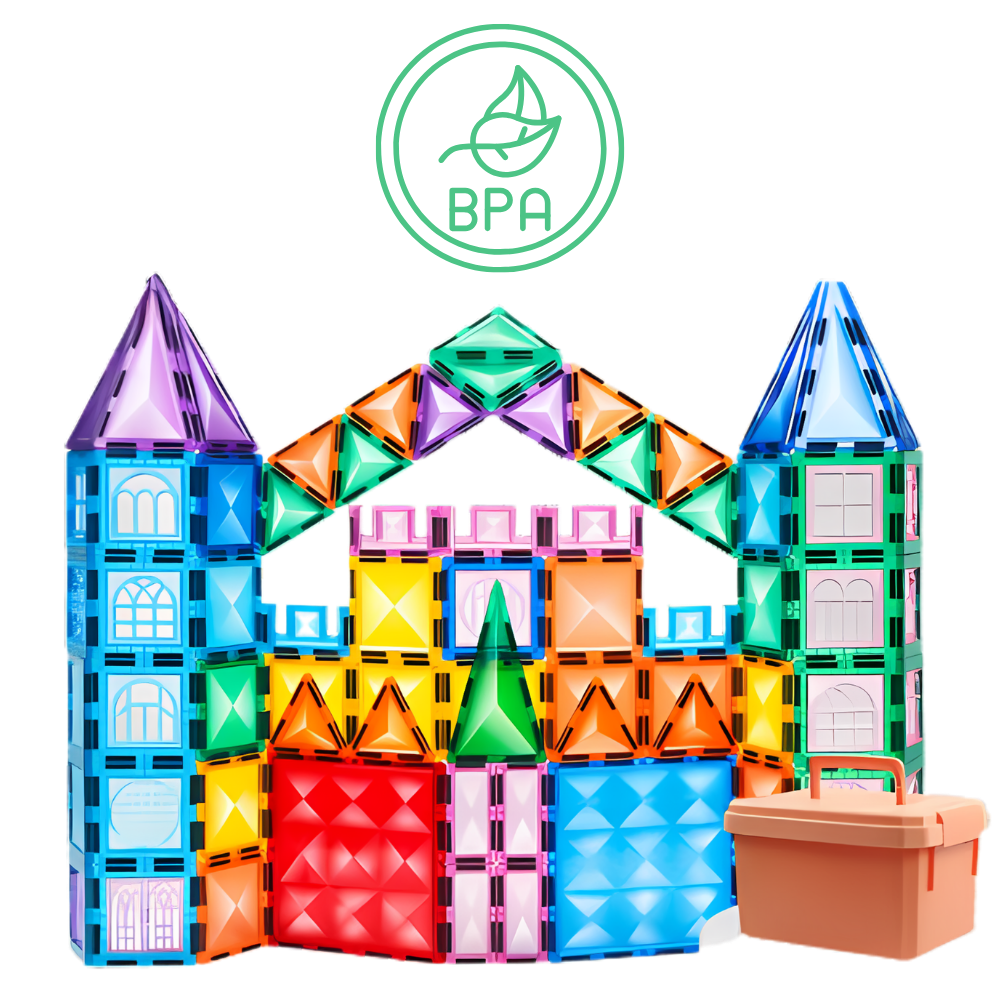 Pedagogiske Magnetiske Byggeklosser - Ozerty