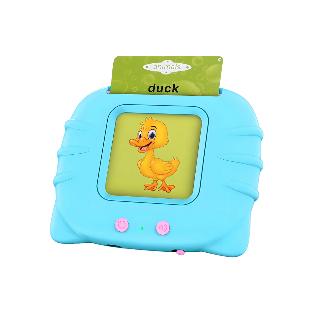 Pedagogiske Snakkende Flashkort -Blå - Ozerty