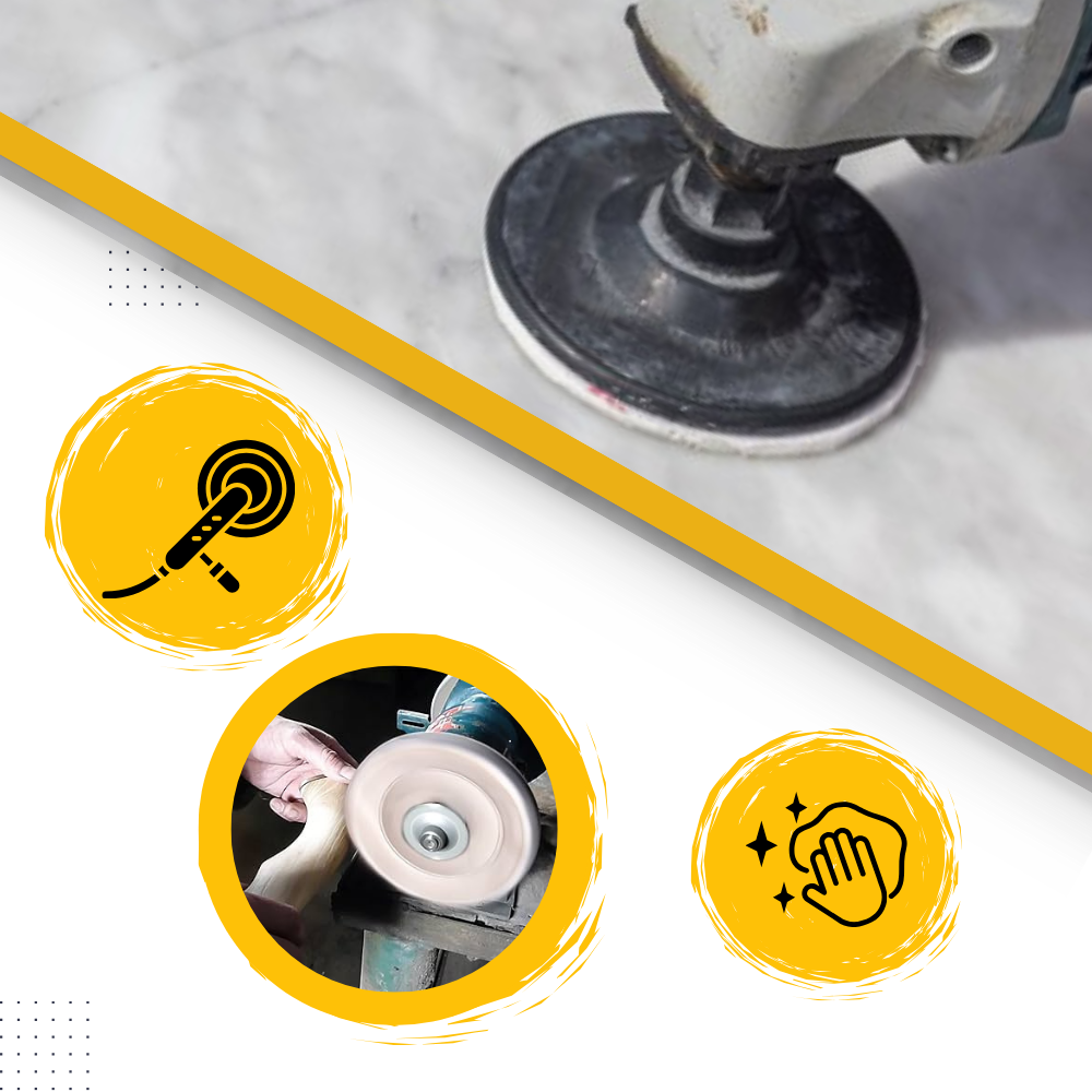 Effektiv polerhjul for boremaskin
- Ozerty