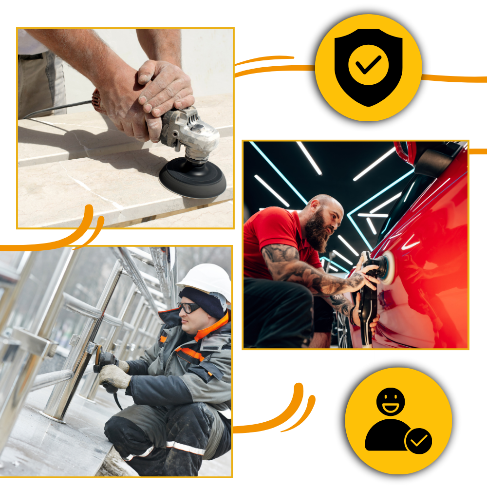 Effektiv polerhjul for boremaskin
- Ozerty